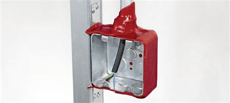 firestop system for three gang electrical box|fire stop duct wrap.